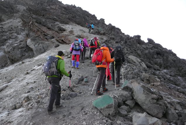 mount meru trekking